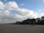 SX01090 Tenby castle from outside harbour at low tide.jpg